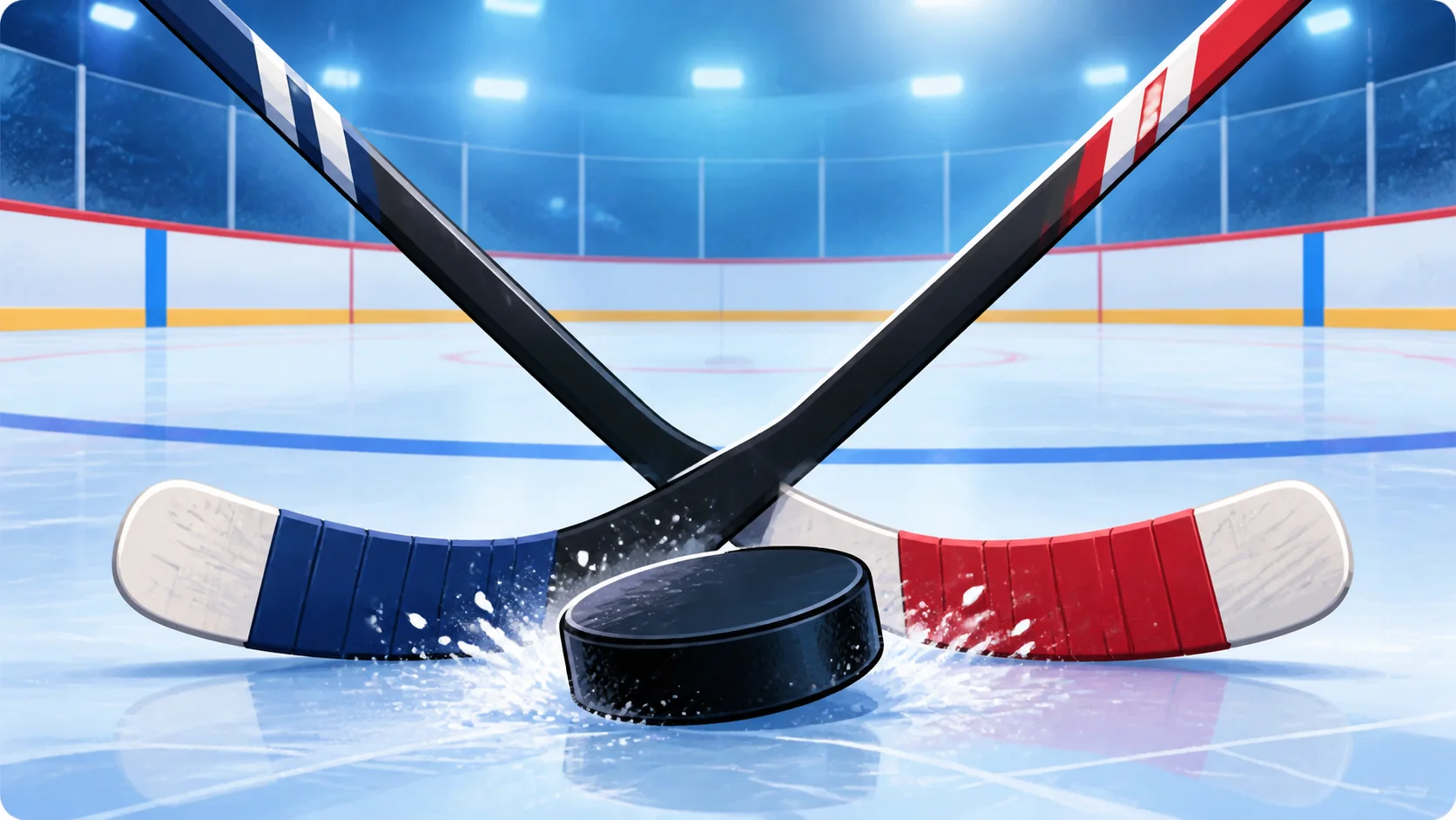 Hockey visual cue