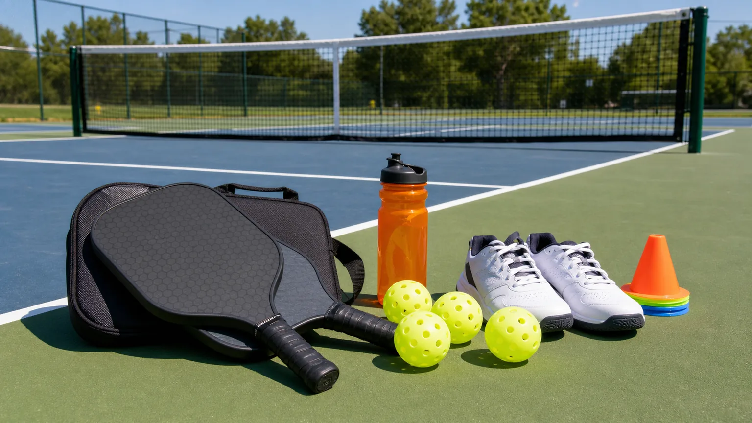 Pickleball visual cue