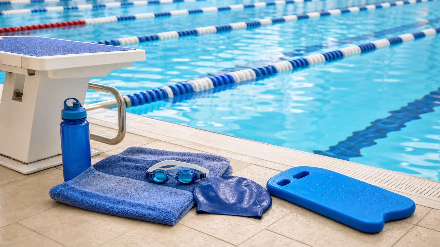 Swimming visual cue